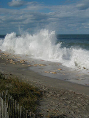 high splash on Blowing Rocks Preserve in Florida