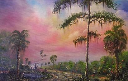 Florida highwaymen original painting