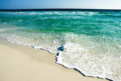 Henderson Beach coastline in Florida
