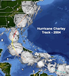 hurricane Charley hits florida in 2004